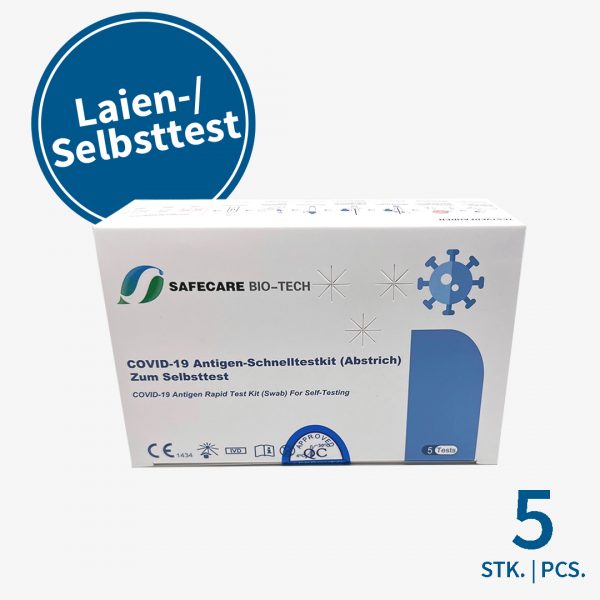 Safecare Bio-Tech Covid-19 Antigen-Schnelltest 5 Stk.